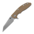 Coltello pieghevole Hinderer 3.0 XM-18 Wharncliffe Tri-Way Stonewash Coyote G10