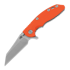 Coltello pieghevole Hinderer 3.0 XM-18 Wharncliffe Tri-way Stonewash Orange G10