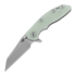 Coltello pieghevole Hinderer 3.0 XM-18 Wharncliffe Tri-Way Stonewash Translucent Green G10