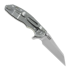 Hinderer 3.0 XM-18 Wharncliffe Tri-Way Stonewash Translucent Green G10 sulankstomas peilis