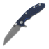 Hinderer - 3.0 XM-18 Wharncliffe Tri-Way Working Finish Blue/Black G10