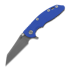 Hinderer 3.0 XM-18 Wharncliffe Tri-Way Working Finish Blue G10 sulankstomas peilis