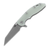 Hinderer 3.0 XM-18 Wharncliffe Tri-Way Working Finish Translucent Green G10 折叠刀