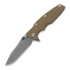 Hinderer 3.5 Eklipse Spear Point Tri-Way Working Finish FDE G-10 折叠刀