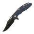 Hinderer 3.5 XM-18 Bowie sulankstomas peilis, Magnacut, Battle Black, blue black G10