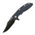 Coltello pieghevole Hinderer 3.5 XM-18 Bowie, Magnacut, Battle Black, blue black G10
