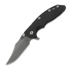 Hinderer 3.5 XM-18 Bowie sulankstomas peilis, Magnacut, Working Finish, juoda