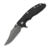 Coltello pieghevole Hinderer 3.5 XM-18 Bowie, Magnacut, Working Finish, nero