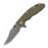 Hinderer 3.5 XM-18 Bowie Tri-Way Battle Bronze 折叠刀, 綠色