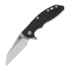 Coltello pieghevole Hinderer 3.5 XM-18 Fatty Wharncliffe Tri-Way Stonewash Black G10