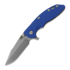 Hinderer - 3.5 XM-18 Harpoon Spanto, Magnacut, Stonewash, bleu
