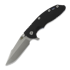 Hinderer 3.5 XM-18 Harpoon Spanto sulankstomas peilis, Magnacut, Stonewash Blue, juoda