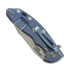 Hinderer 3.5 XM-18 Harpoon Spanto folding knife, Magnacut, Stonewash Blue, black