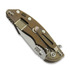 Hinderer 3.5 XM-18 Harpoon Spanto folding knife, Magnacut, Stonewash Bronze, black