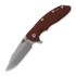 Hinderer 3.5 XM-18 Harpoon Spanto 折叠刀, Magnacut, Stonewash Bronze, 红色