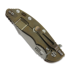 Hinderer 3.5 XM-18 Harpoon Spanto sulankstomas peilis, Magnacut, Stonewash Bronze, raudona