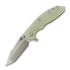 Hinderer 3.5 XM-18 Harpoon Spanto kääntöveitsi, Magnacut, Stonewash, translucent green