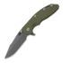Hinderer 3.5 XM-18 Harpoon Spanto 折叠刀, Magnacut, Working Finish, 綠色