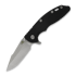 Coltello pieghevole Hinderer 3.5 XM-18 Harpoon Spanto Tri-Way Stonewash, nero