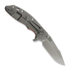 Hinderer 3.5 XM-18 Harpoon Spanto Tri-Way Stonewash sulankstomas peilis, oranžinėnge