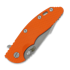 Hinderer 3.5 XM-18 Harpoon Spanto Tri-Way Stonewash sulankstomas peilis, oranžinėnge