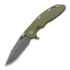 Hinderer 3.5 XM-18 Harpoon Spanto Tri-Way Working Finish OD Green G-10 sulankstomas peilis