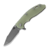 Hinderer 3.5 XM-18 Harpoon Spanto Tri-Way Working Finish, Translucent Green