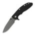 Hinderer 3.5 XM-18 Hollow Grind Slicer sulankstomas peilis, 20CV, Battle Blue, juoda