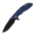 Coltello pieghevole Hinderer 3.5 XM-18 Magnacut Skinny Slicer Tri-Way Battle Black Blue/Black G10