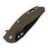 Coltello pieghevole Hinderer 3.5 XM-18 Magnacut Skinny Slicer Tri-Way Battle Black FDE G10