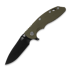Hinderer - 3.5 XM-18 Magnacut Skinny Slicer Tri-Way Battle Black OD Green G10