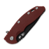 Coltello pieghevole Hinderer 3.5 XM-18 Magnacut Skinny Slicer Tri-Way Battle Black Red G10