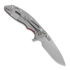 Coltello pieghevole Hinderer 3.5 XM-18 Magnacut Skinny Slicer Tri-Way Stonewash Orange G10