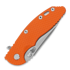 Coltello pieghevole Hinderer 3.5 XM-18 Magnacut Skinny Slicer Tri-Way Stonewash Orange G10