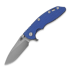 Coltello pieghevole Hinderer 3.5 XM-18 Magnacut Skinny Slicer Tri-Way SW Bronze Blue/Black G10