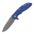 Hinderer 3.5 XM-18 Magnacut Skinny Slicer Tri-Way Working Finish Blue/Black G10 折叠刀
