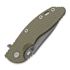 Hinderer 3.5 XM-18 Magnacut Skinny Slicer Tri-Way Working Finish OD Green G10 folding knife