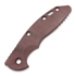 Hinderer - 3.5 XM-18 Micarta Handle Scale, smooth burgundy