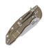 Coltello pieghevole Hinderer 3.5 XM-18 S45VN Fatty Wharncliffe Tri-Way Stonewash Bronze Blue G10