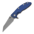 Hinderer 3.5 XM-18 S45VN Fatty Wharncliffe Tri-Way Working Finish Blue/Black G10 sulankstomas peilis