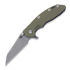 Hinderer 3.5 XM-18 S45VN Fatty Wharncliffe Tri-Way Working Finish OD Green G10 kääntöveitsi