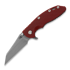 Hinderer 3.5 XM-18 S45VN Fatty Wharncliffe Tri-Way Working Finish Red G10 sulankstomas peilis