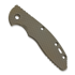 Hinderer 3.5 XM-18 Scale Textured Titanium Battle Bronze handle scales