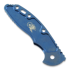 Hinderer 3.5 XM-18 Scale Textured Titanium Stonewash handle scales, mėlyna