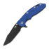 Hinderer - 3.5 XM-18 Skinny Harpoon Spanto Tri-Way Battle Black Blue/Black G10