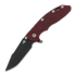 Hinderer 3.5 XM-18 Skinny Harpoon Spanto Tri-Way Battle Black Red G10 kääntöveitsi