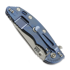 Hinderer 3.5 XM-18 Slicer Hollow Grind Magnacut Stonewash Blue Red G10 folding knife