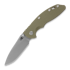 Hinderer 3.5 XM-18 Slicer Non Flipper Tri-Way Battle Bronze OD Green G10 sulankstomas peilis