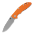 Hinderer 3.5 XM-18 Slicer Non Flipper Tri-Way Battle Bronze Orange G10 kääntöveitsi