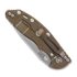 Hinderer 3.5 XM-18 Slicer Non Flipper Tri-Way Stonewash Bronze OD Green G10 sulankstomas peilis